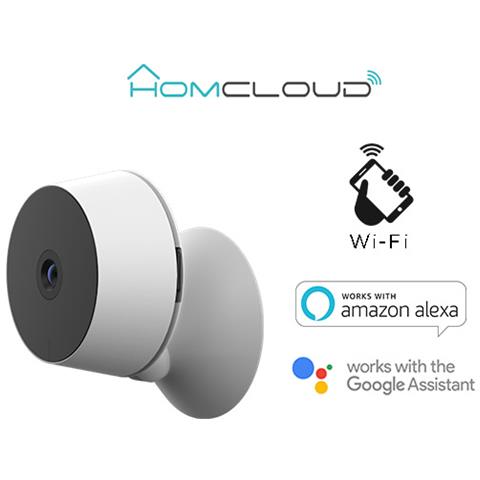 Telecamera di Sicurezza IP Wi-Fi Mini 8S 2 MP HD con Amazon Alexa Interno Giorno / Notte  - Foto 1